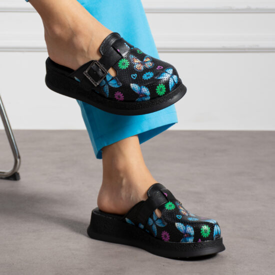 Анатомични работни чехли от естествена кожа /