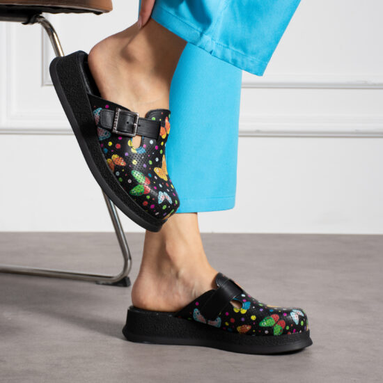 Alternative view of Анатомични работни чехли от естествена кожа