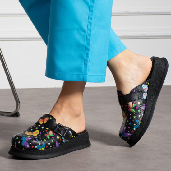 Анатомични работни чехли от естествена кожа /