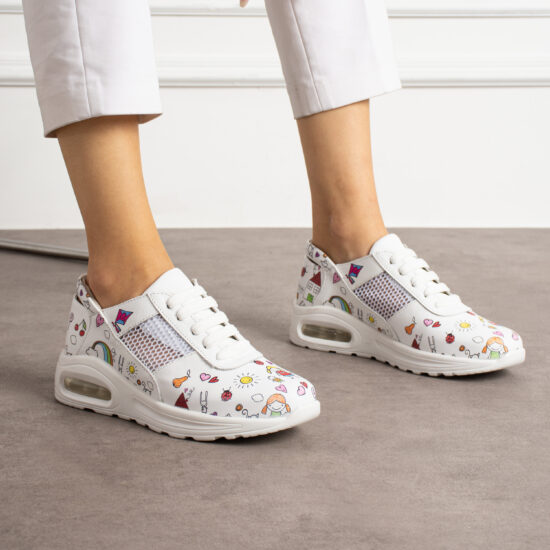 Анатомични работни маратонки от естествена кожа /