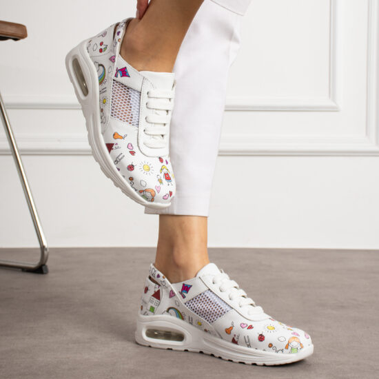 Alternative view of Анатомични работни маратонки от естествена кожа