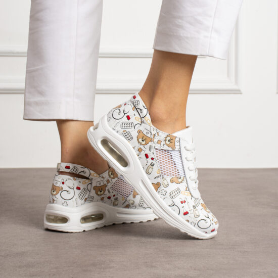 Анатомични работни маратонки от естествена кожа /