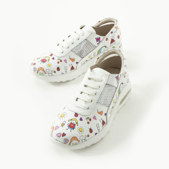 Анатомични работни маратонки от естествена кожа /