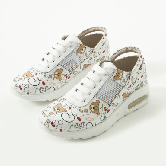 Анатомични работни маратонки от естествена кожа /