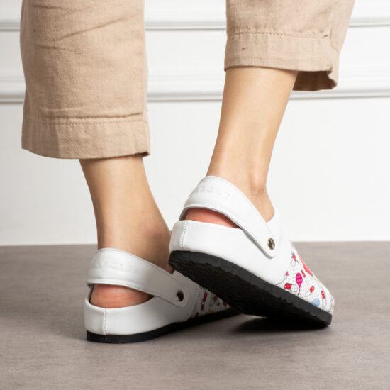 Дамски ортопедични чехли от естествена кожа /