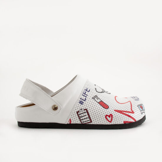 Дамски ортопедични чехли от естествена кожа /