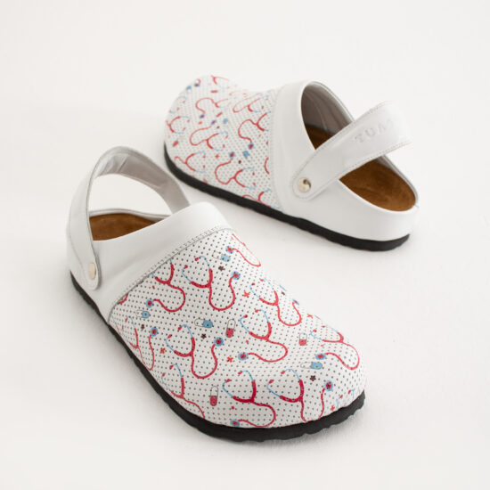 Medi Pulse Дамски ортопедични чехли от естествена кожа /