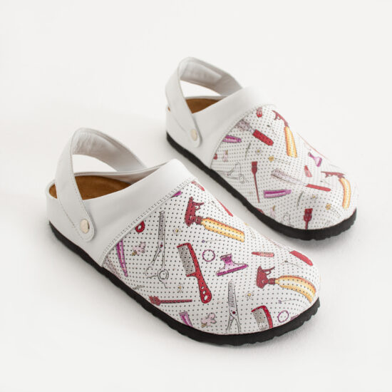 Дамски ортопедични чехли от естествена кожа /