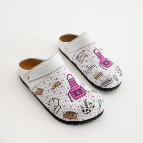 Дамски ортопедични чехли от естествена кожа /