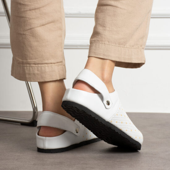 Дамски ортопедични чехли от естествена кожа /