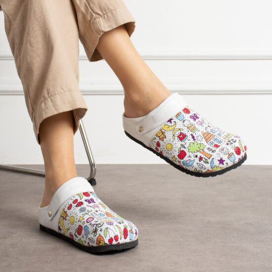 Дамски ортопедични чехли от естествена кожа /