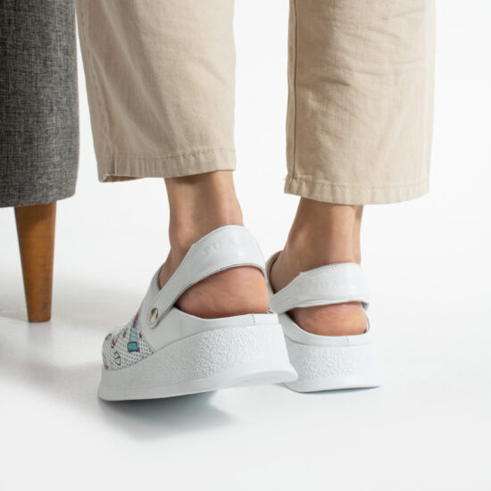 Професионално работно сабо за зъболекари от естествена кожа /