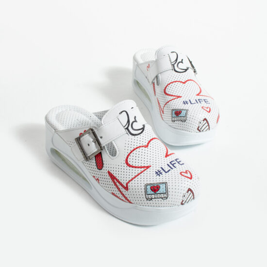 Анатомични медицински чехли от естествена кожа /