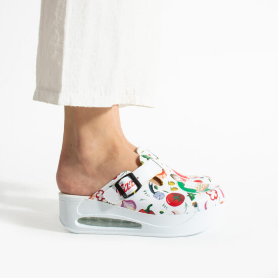 Alternative view of Дамско анатомично работно сабо за кухня на платформа