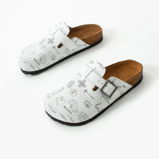 Медицински ортопедични чехли от естествена кожа /