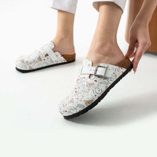 Медицински ортопедични чехли от естествена кожа /