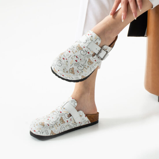 Медицински ортопедични чехли от естествена кожа /