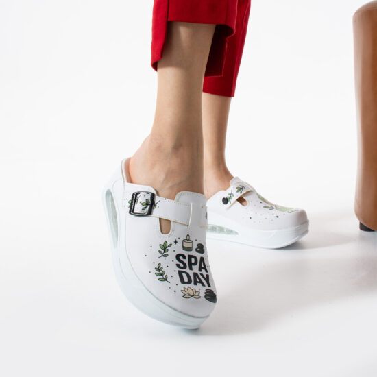 Дамско анатомично сабо на платформа за СПА /