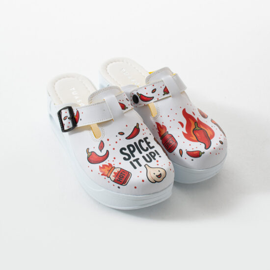 Дамско анатомично сабо на платформа за кухня /