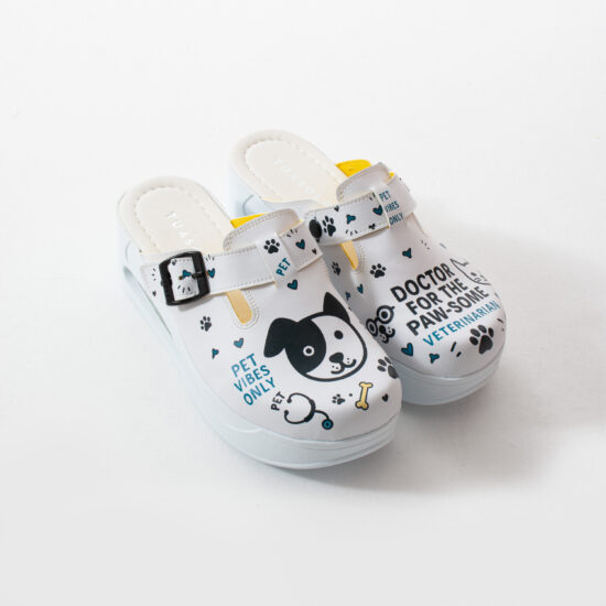 Дамско анатомично сабо на платформа за ветеринар /