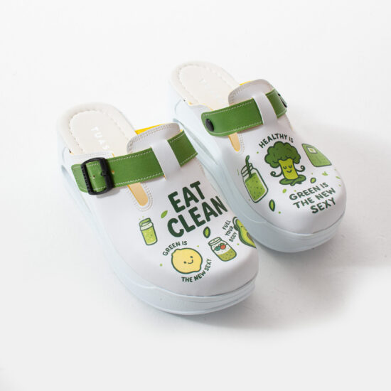 Дамско анатомично сабо на платформа за кухня /