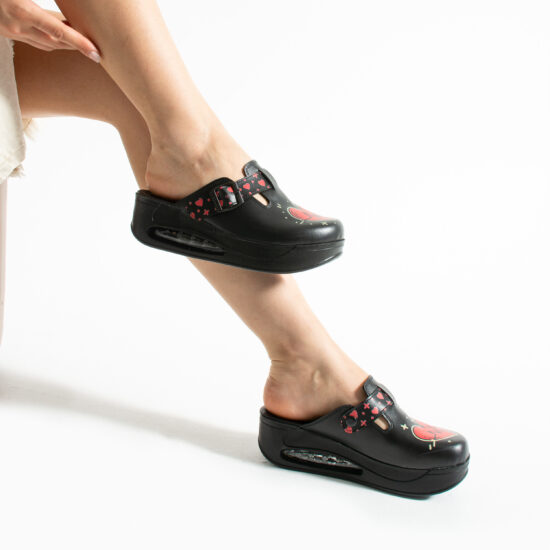 Alternative view of Дамско анатомично медицинско сабо на платформа