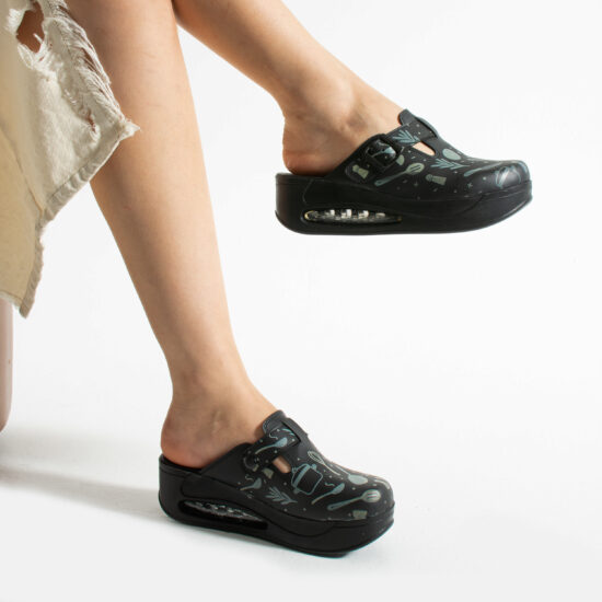 Дамско анатомично работно сабо на платформа за кухня /