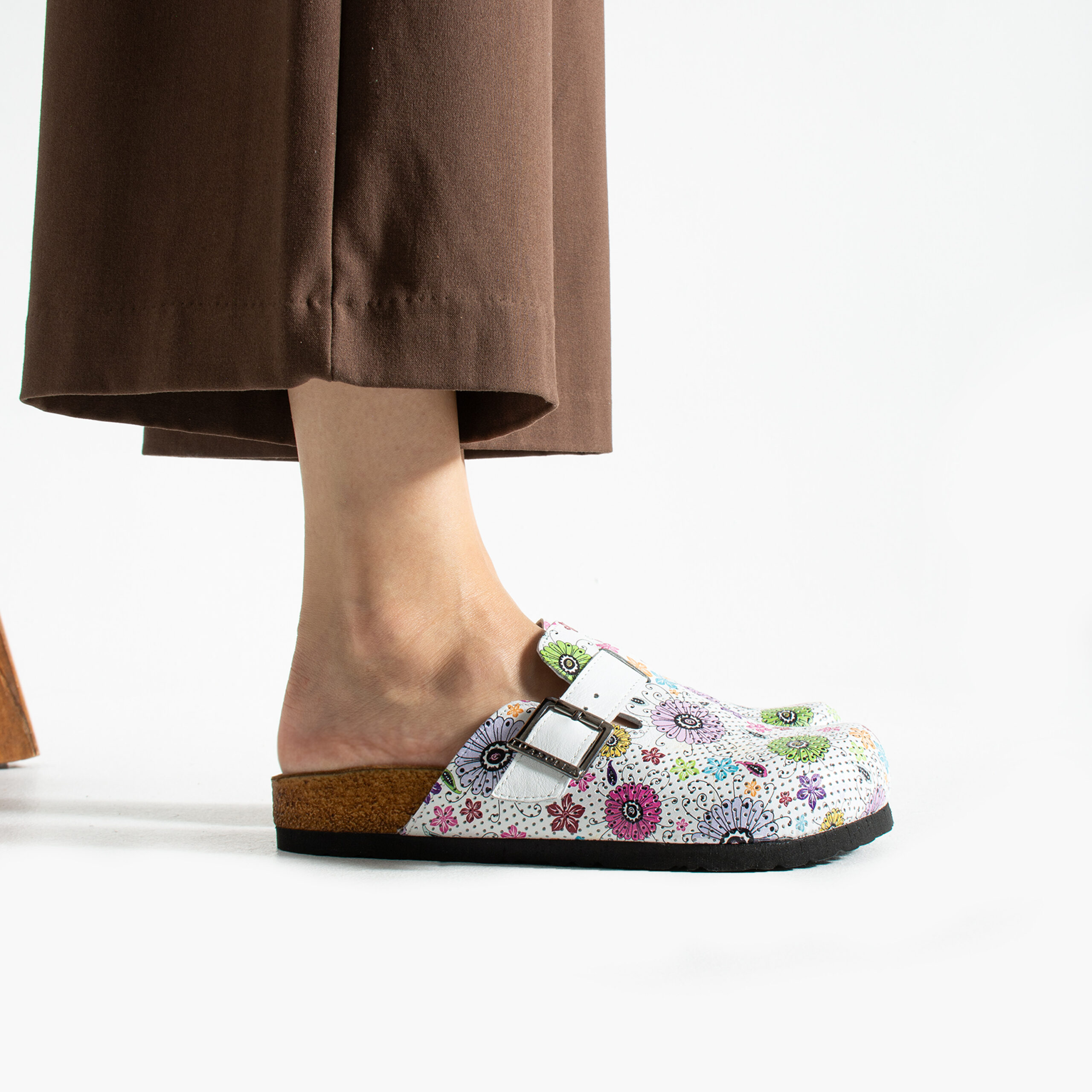 Дамски ортопедични чехли от естествена кожа Дамски чехли Шарени 12 Дамски ортопедични чехли от естествена кожа - Image 2