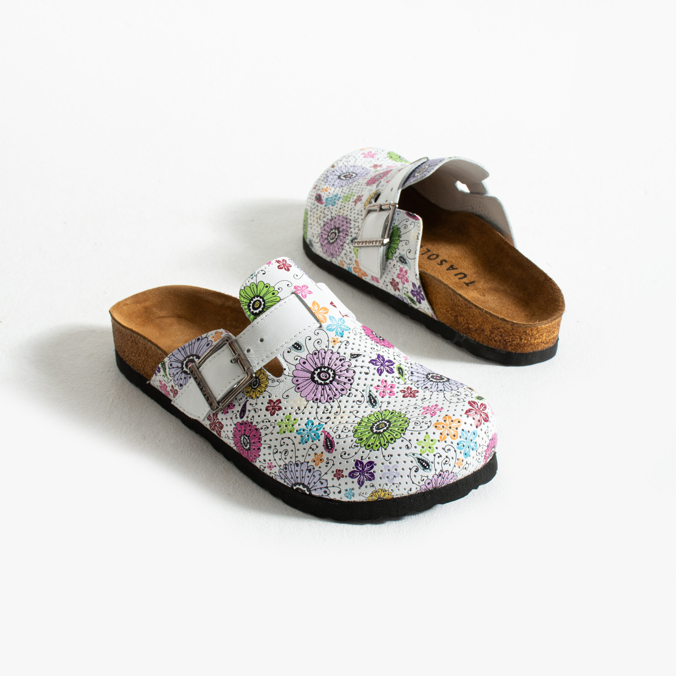 Дамски ортопедични чехли от естествена кожа Дамски чехли Шарени 15 Дамски ортопедични чехли от естествена кожа - Image 5