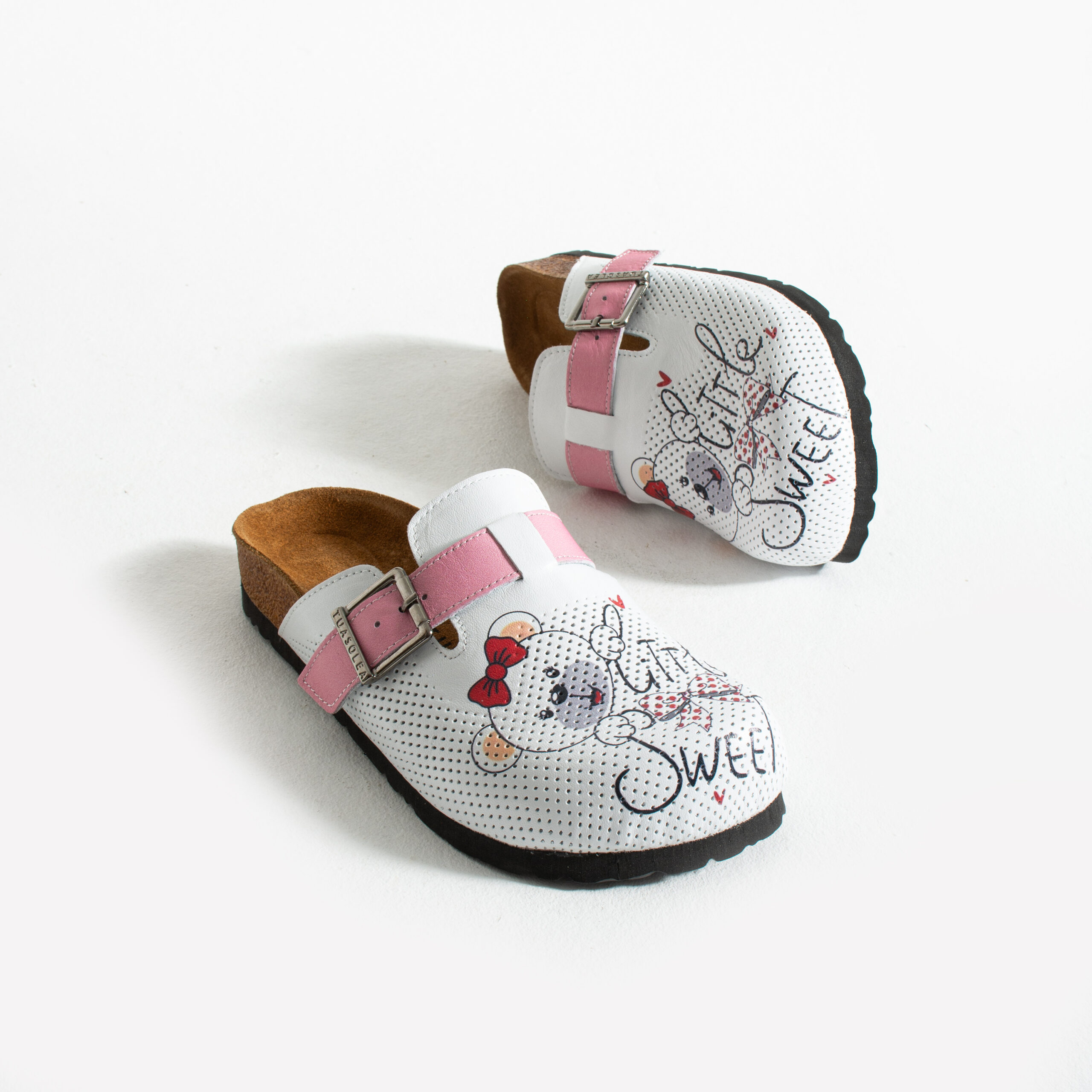 Дамски ортопедични чехли от естествена кожа Весели чехли Детска градина 15 Дамски ортопедични чехли от естествена кожа - Image 5