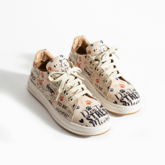 Don’t Stress Анатомични дамски кецове от естествена кожа /