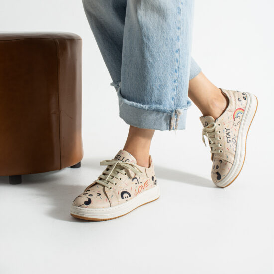 Stay Cool Анатомични дамски кецове от естествена кожа /