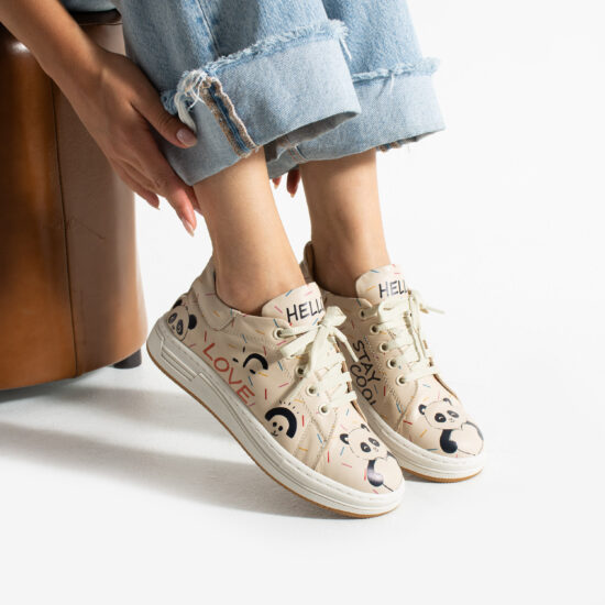 Stay Cool Анатомични дамски кецове от естествена кожа /