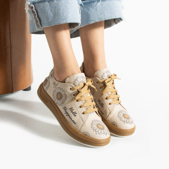 Alternative view of Анатомични дамски кецове от естествена кожа