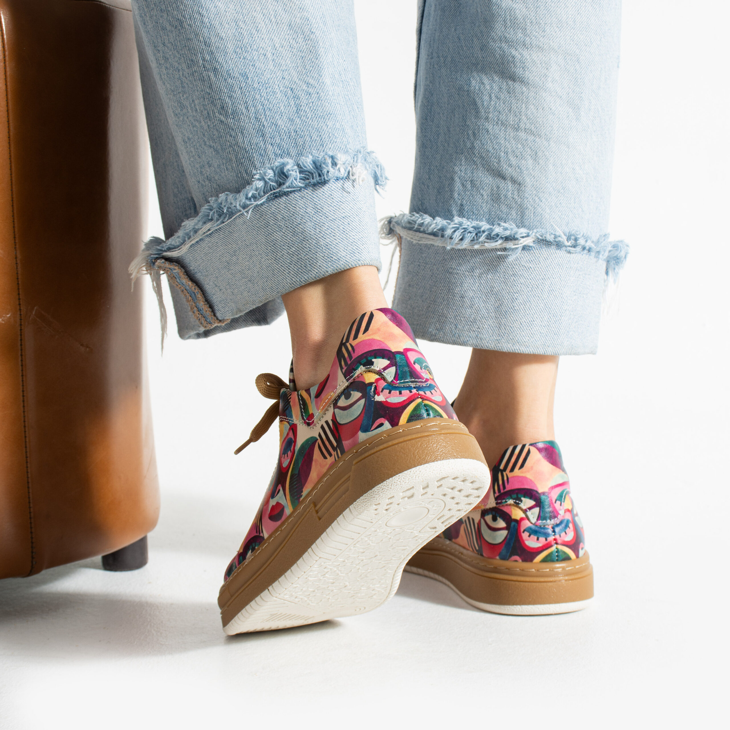 Анатомични дамски кецове от естествена кожа Дамски кецове и сникърси 14 Анатомични дамски кецове от естествена кожа - Image 4