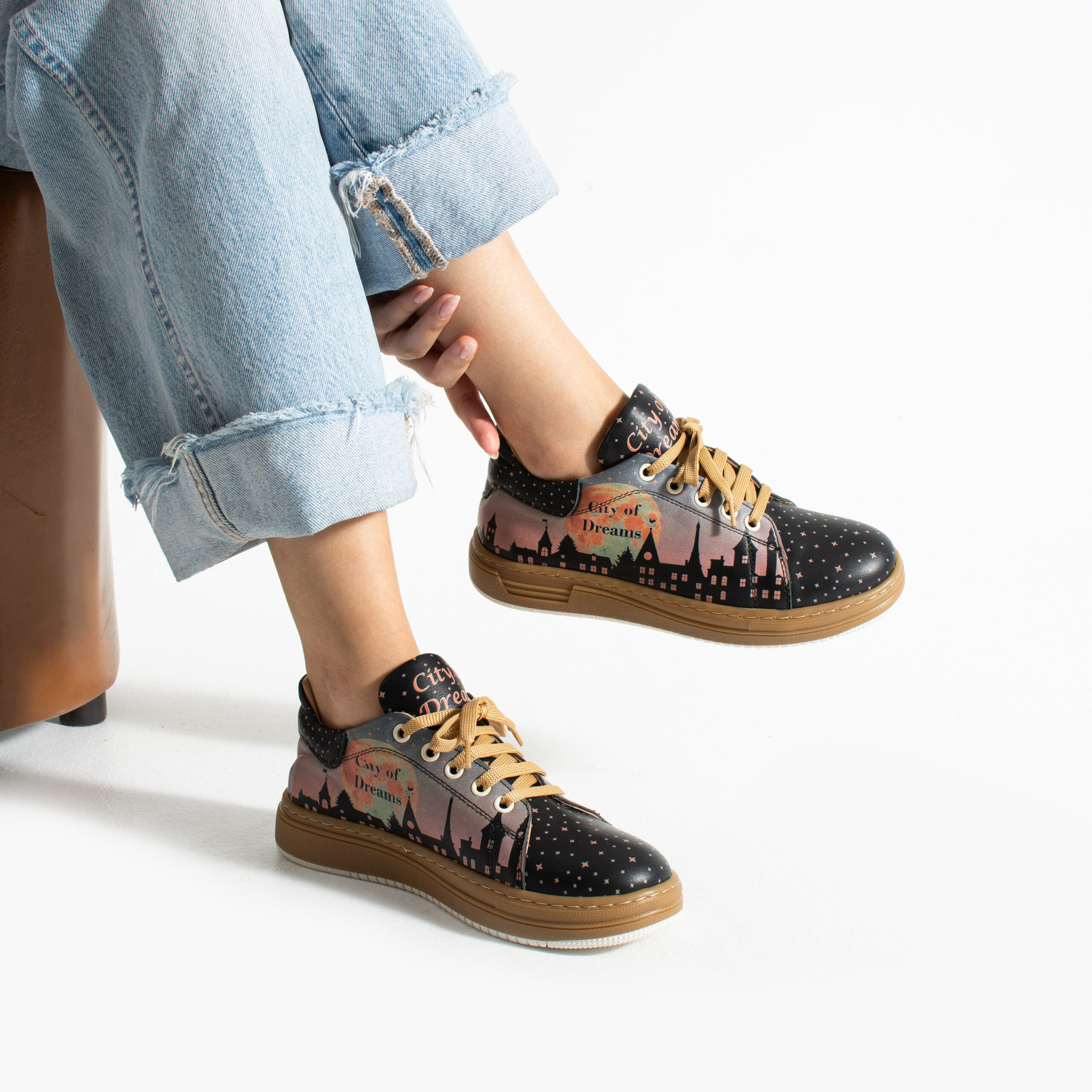 Анатомични дамски кецове от естествена кожа Дамски кецове и сникърси 12 Анатомични дамски кецове от естествена кожа - Image 2