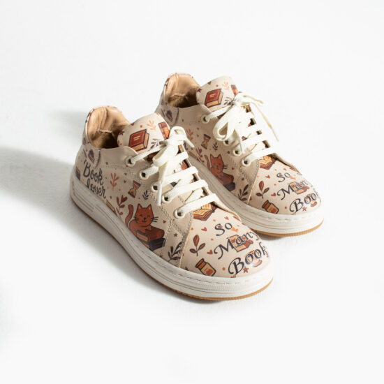 So Many Books Анатомични дамски кецове от естествена кожа /