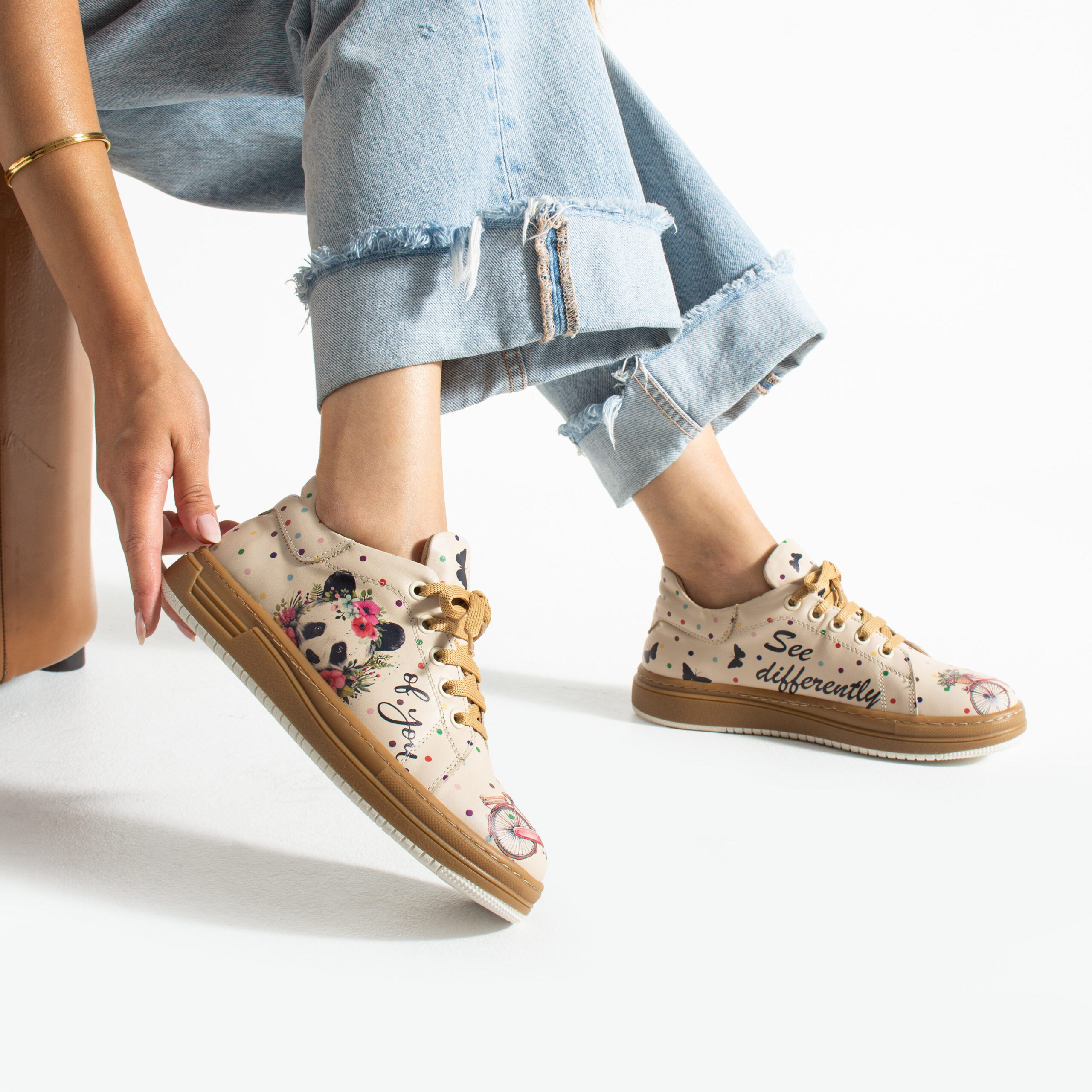 Анатомични дамски кецове от естествена кожа Дамски кецове и сникърси 12 Анатомични дамски кецове от естествена кожа - Image 2