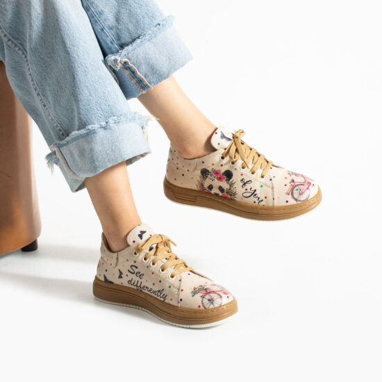 See Differently Анатомични дамски кецове от естествена кожа /