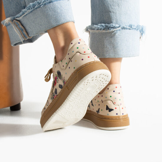 See Differently Анатомични дамски кецове от естествена кожа /