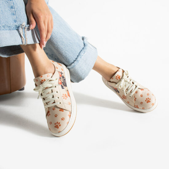 Alternative view of Анатомични дамски кецове от естествена кожа