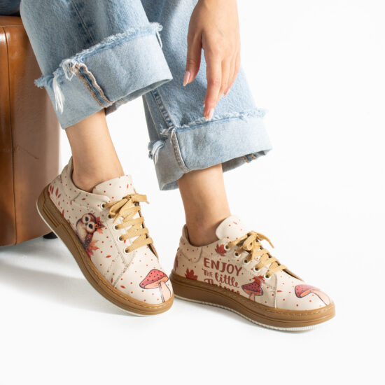 Enjoy the Little Things Анатомични дамски кецове от естествена кожа /