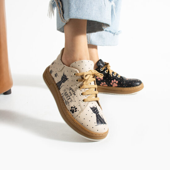 Анатомични дамски кецове от естествена кожа /