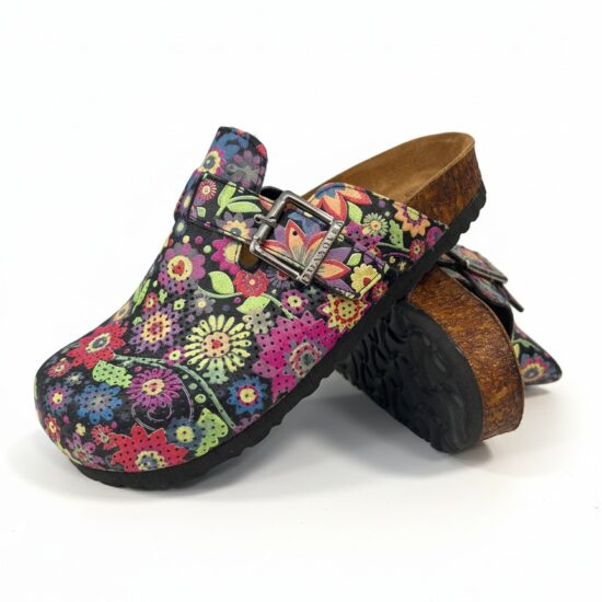 Дамски ортопедични чехли от естествена кожа /