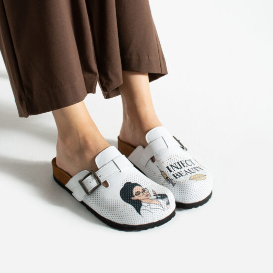 Дамски ортопедични чехли от естествена кожа Ортопедични чехли Медицински