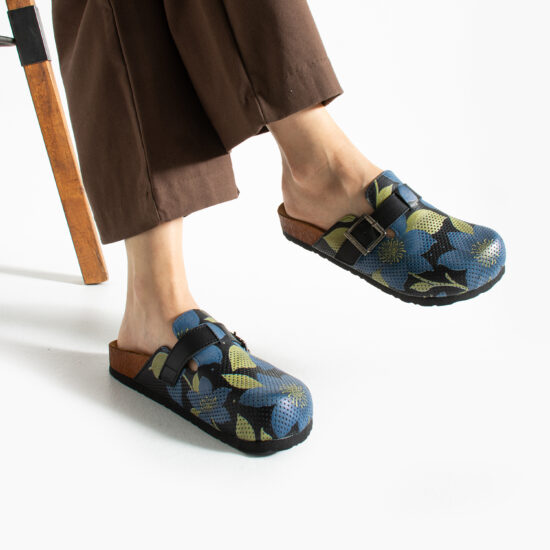 Дамски ортопедични чехли от естествена кожа /