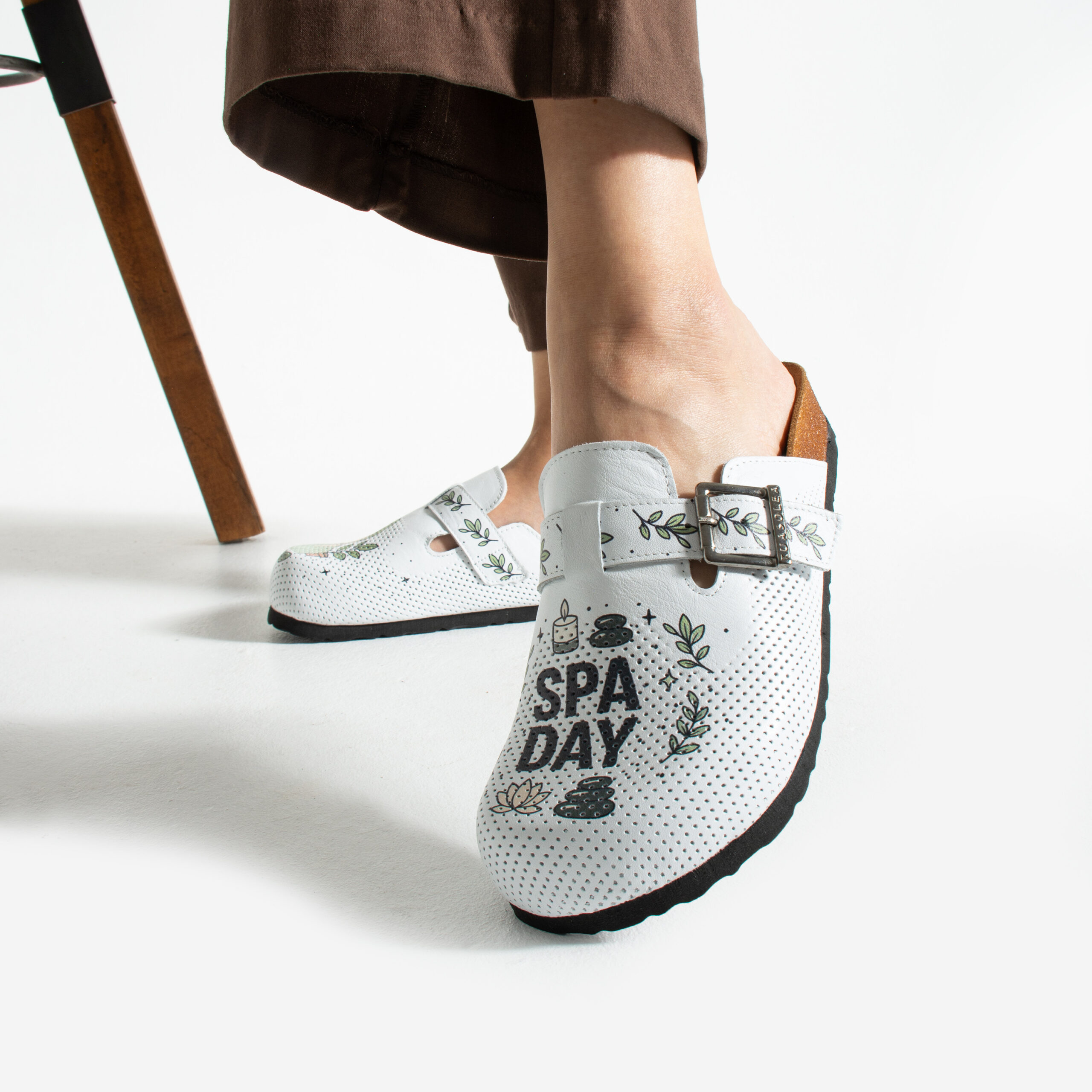 Дамски ортопедични чехли от естествена кожа Ортопедични чехли Салони и спа 14 Дамски ортопедични чехли от естествена кожа - Image 4