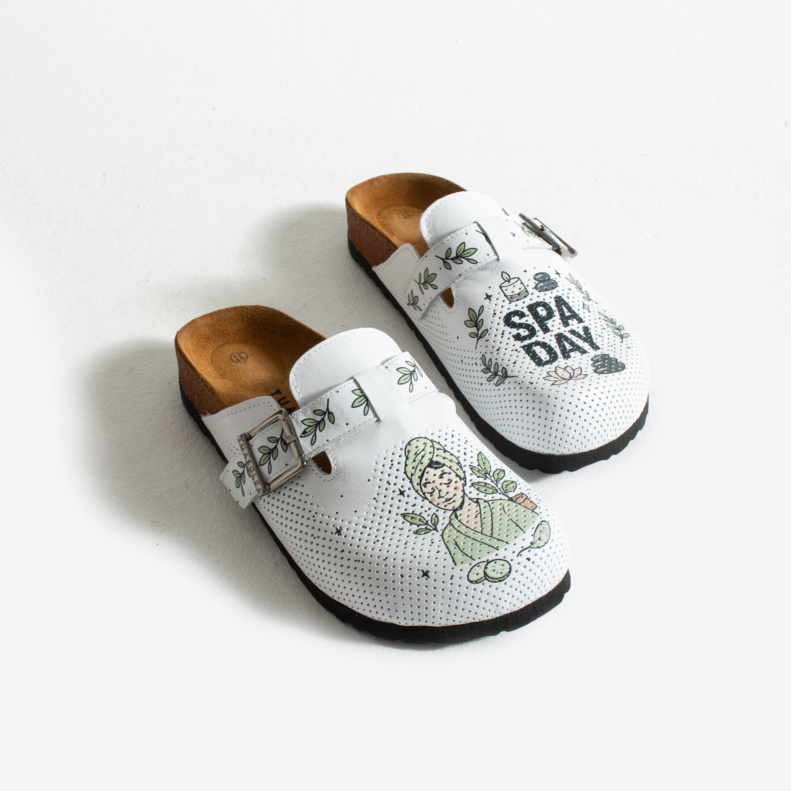 Дамски ортопедични чехли от естествена кожа Ортопедични чехли Салони и спа 15 Дамски ортопедични чехли от естествена кожа - Image 5