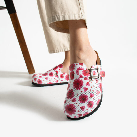 Alternative view of Дамски ортопедични чехли от естествена кожа