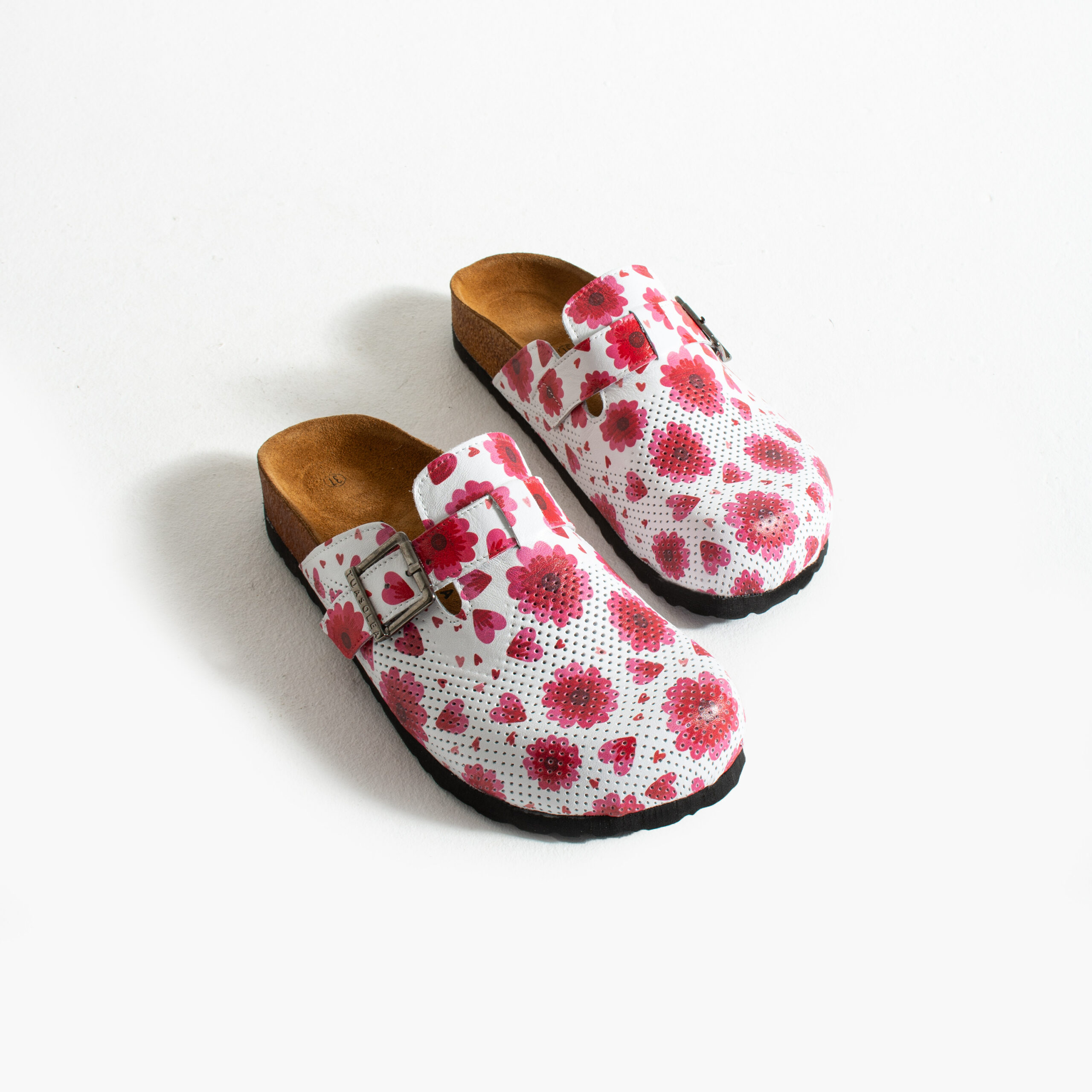 Дамски ортопедични чехли от естествена кожа Весели чехли Шарени 15 Дамски ортопедични чехли от естествена кожа - Image 5